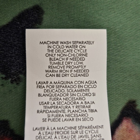 CABI Strappy Floral Blouse Beach Vacation Resort Womens Size Medium - Picture 8 of 8